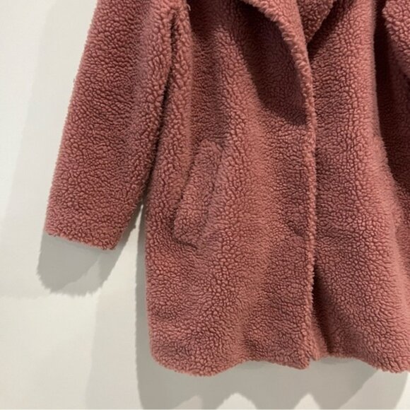 Abercrombie & Fitch Teddy Long Coat Jacket - Picture 10 of 15